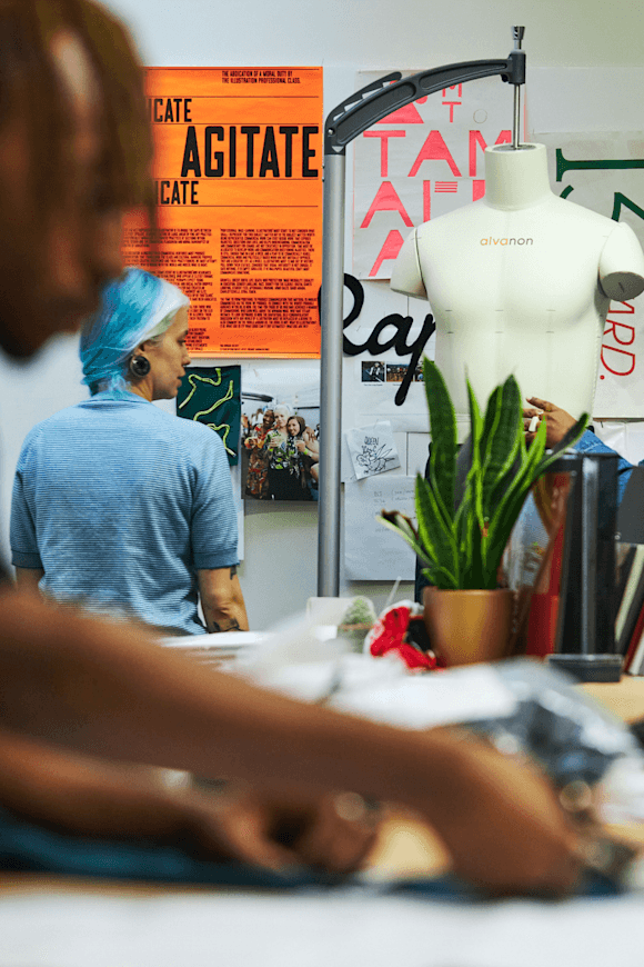 Staff at Rapha HQ, London Staff at Rapha HQ, London